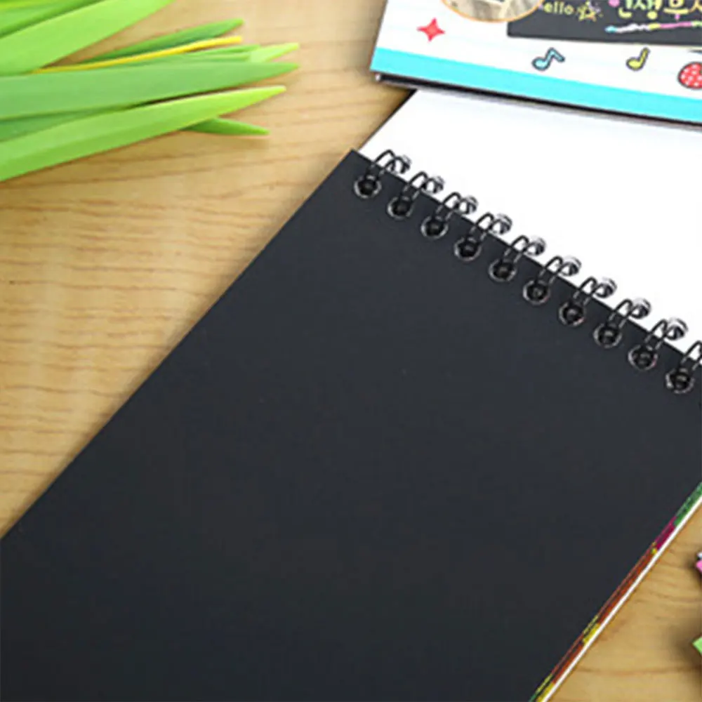 Scraping Painting Book DIY Paper Thick Child Graffiti Magic Painting Colorful Draw Scrapbook Describe Notebook Fun Tools