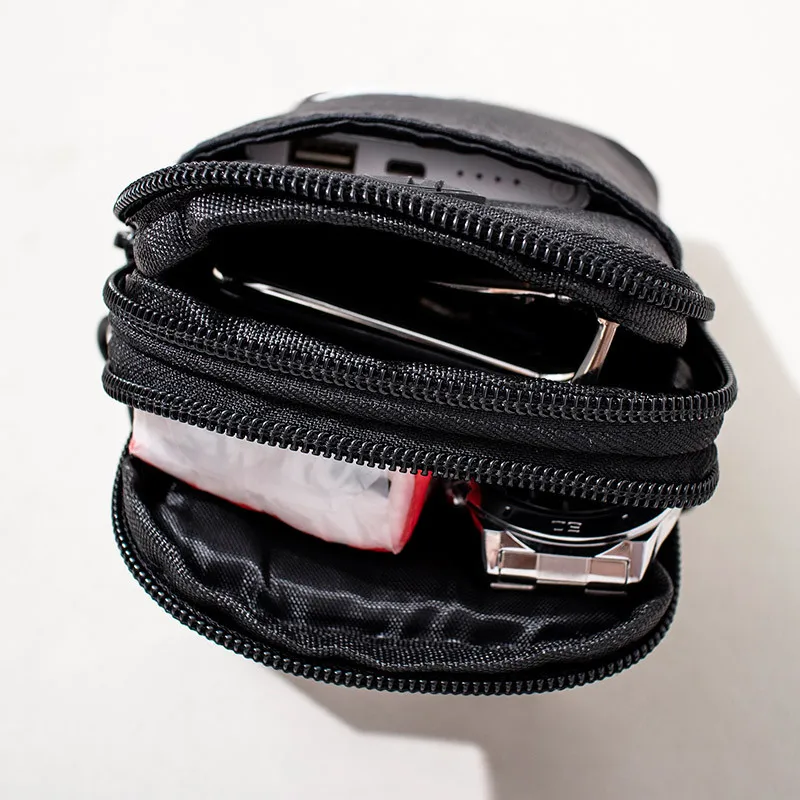 

Casual Shoulder xiao gua bao Outdoor Multi-functional Wallet Wear Leather Belt Phone Bag Men And Women Sports Purse Hip Hop Bag