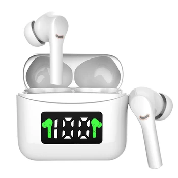 

Bluetooth Headphones Bluetooth 5.2 Earphone TWS HIFI Mini In-Ear Sports Running Headset for Xiaomi IOS/Android (White)