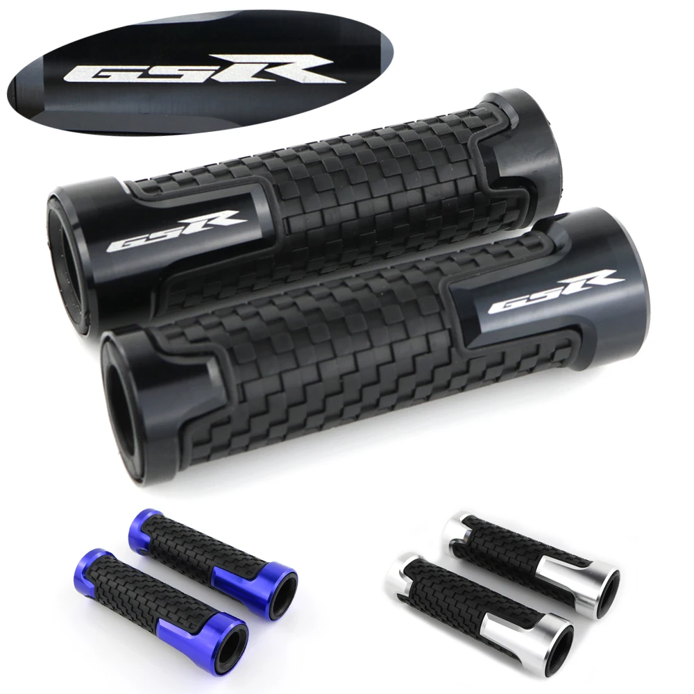 

For Suzuki GSR750 GSR600 GSR400 CNC Motorcycle Aluminum None-Slip Rubber Handlebar Handle Grips