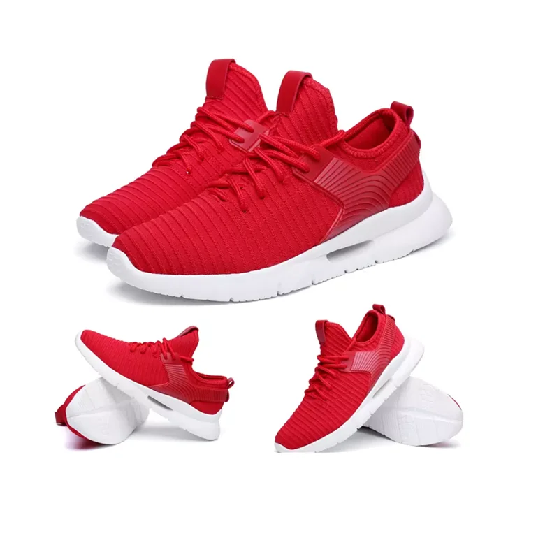 Мужская повседневная обувь для бега Спортивная Дышащий сетчатый светильник