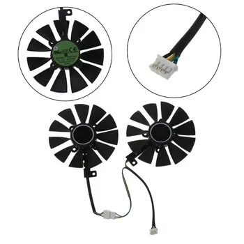 

2Pcs T129215SU 4Pin 88MM 12V 0.50A Cooler Fan For GTX1060 1070 Ti RX 470 570 580 Graphics Card Everflow 28mm Cooling Fans