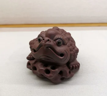 

Yixing Ore Purple tea favor Decoration Boutique Creative ke yang Kung Fu Tea Play Lucky Tea Accessories