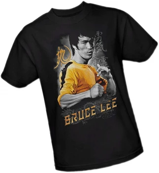 

Bruce Lee Yellow Dragon Adult T-Shirt