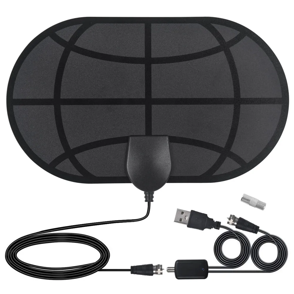 960 Miles Antena 1080P Digital HDTV Indoor TV Antenna with Amplifier Signal Booster TV Radius Surf Fox Antena Antennas Aerial