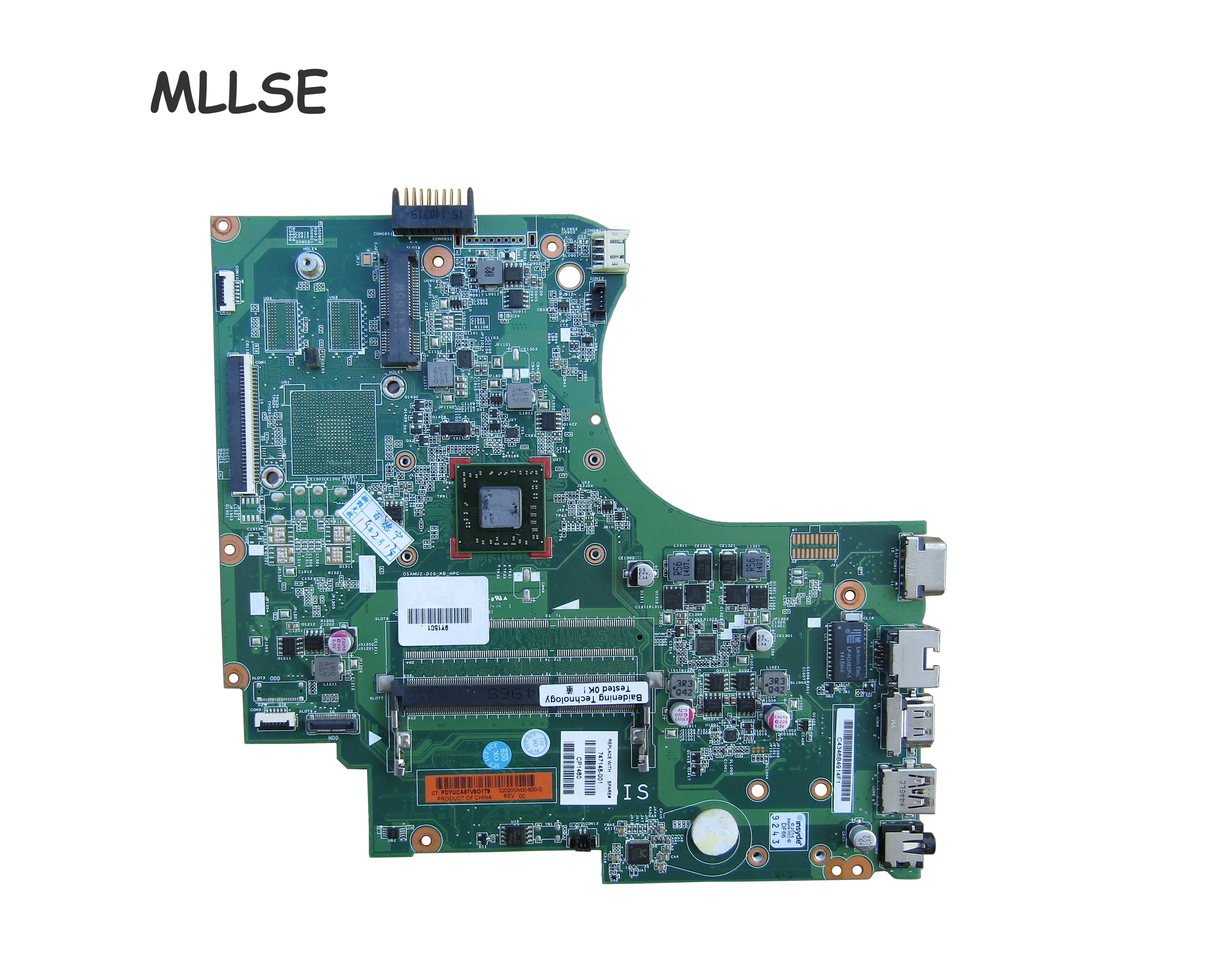 747148 501 для HP 255 G2 15 D серии Материнская плата ноутбука 001 P/N:01019BG00 491 G A4 5000 материнская
