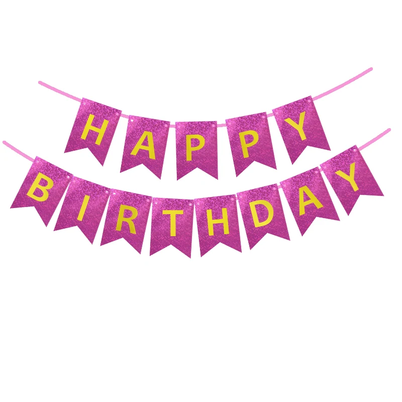 Joyeux Anniversaire Bannière, Décoration De Fête D'anniversaire, Bannière De Logo De Porche, Banderoles Pour Fêtes Anniversaire Pour Hommes Et Femmes, Signe De Bienvenue Fête D'anniversaire