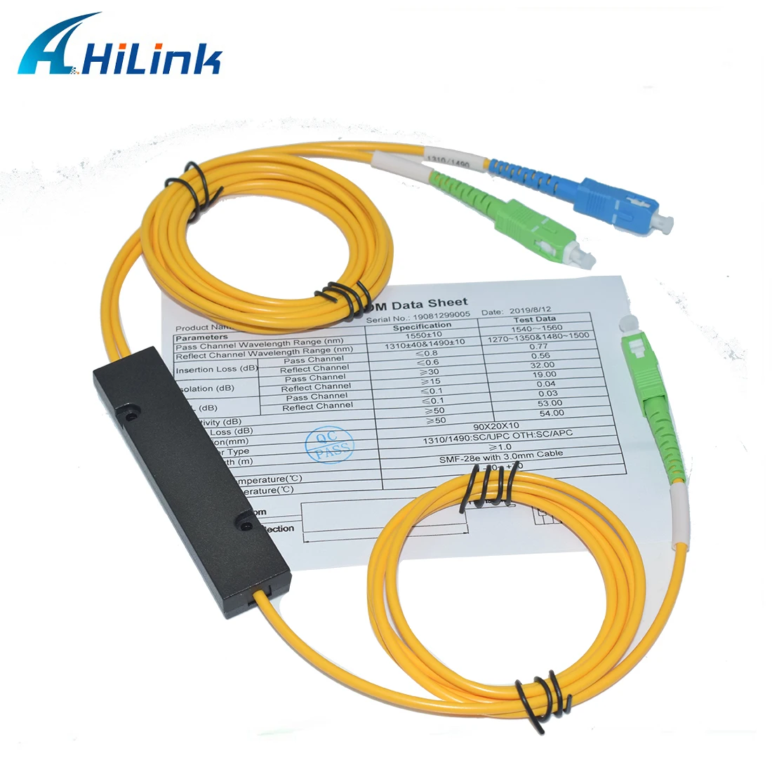 Hilinktech (10 шт.) фильтр FWDM ABS BOX TX1550 RX 1310/1490nm для системного мониторинга | Мобильные