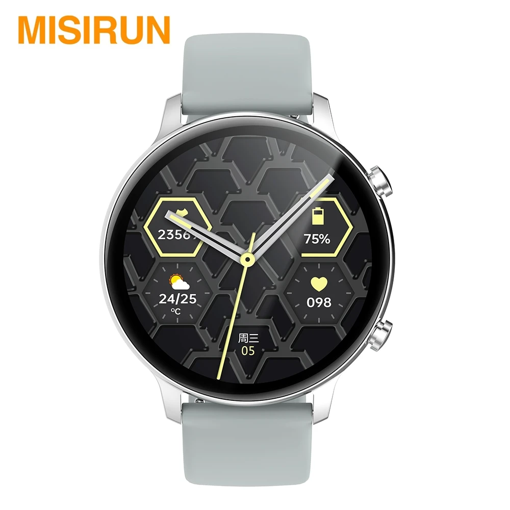 MISIRUN S33 Smart Watch Men Woman IP67 Waterproof Music Blood Pressure Heart Rate Men's Sports Smartwatch for IOS Android Phone