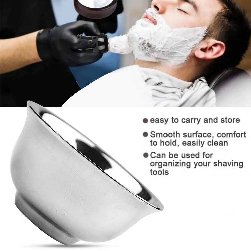 Men s Care Razor Razor Set Accessories Stainless Steel Shaving Soap Bubble Bowl Shaving Soap Bowl 4