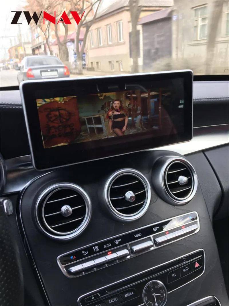 

10.25" IPS Screen Octacore Android 8.0 4+32GB Car Player GPS Navigation For MERCEDES BENZ C GLC GLS W205 GLC-X253 G63 W463