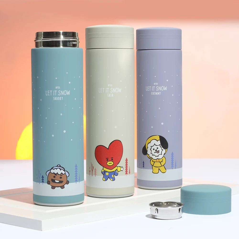 

BTS Peripheral Bulletproof Youth League Cup Mug Creative Cute Stainless Steel Cup Student Autumn Winter Style
