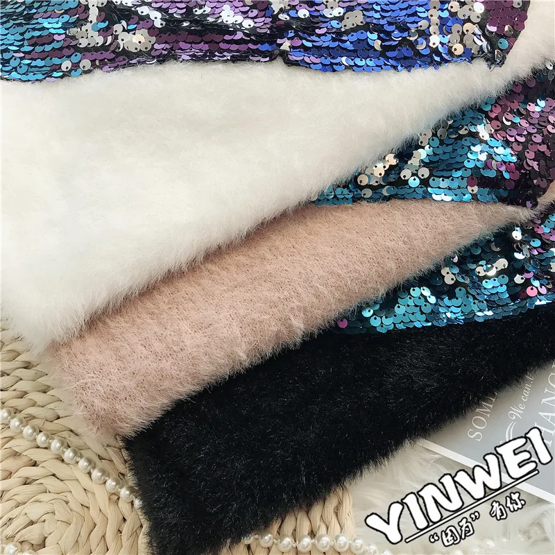 Autumn & Winter Women Sweater Hairy Fluffy
