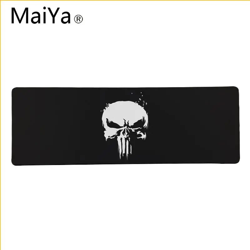 Maiya Высокое качество Marvel Каратель DIY дизайн игровой с узором коврик для мыши большой коврик для мыши клавиатуры коврик - Color: Lock Edge 40X90cm