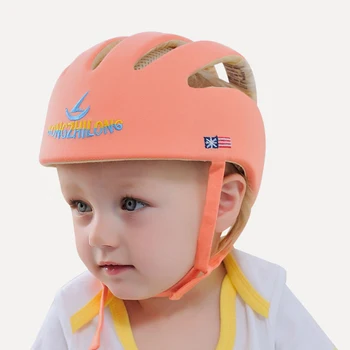 

Baby Toddler Cap Anti-collision Protective Hat Children's Hat Baby Hat Adjustable Baby Safety Helmet Soft Headguard Caps 1-6T