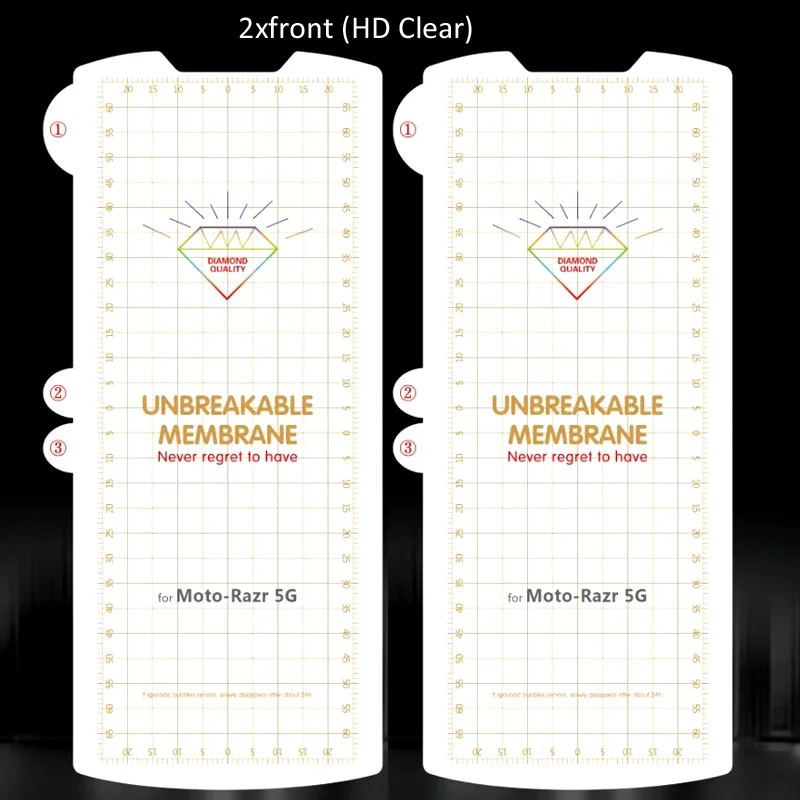 Hydrogel Film Soft Screen Protector - Transparent Clear Oleophobic Finish
