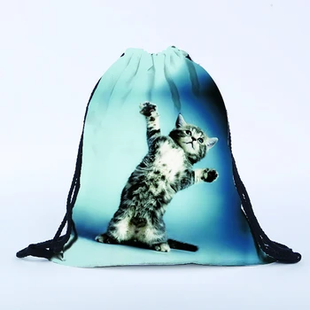 

Maison FabreUnisex Cat Backpacks 3D Printing Bags Drawstring Backpack School Bags backpack Sweet cartoon image Very light 1017