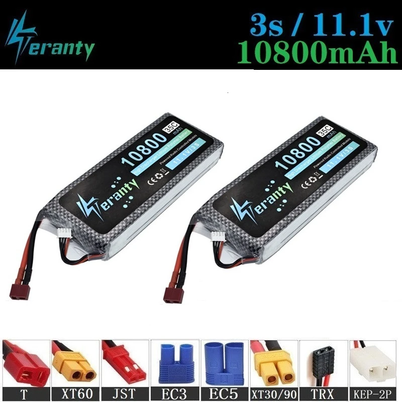 High discharge 3s 11.1v 10800mAh Lipo Battery For RC Drone Helicopter Car Boat Quadcopter Spare Parts 35C 11.1v Lithium battery