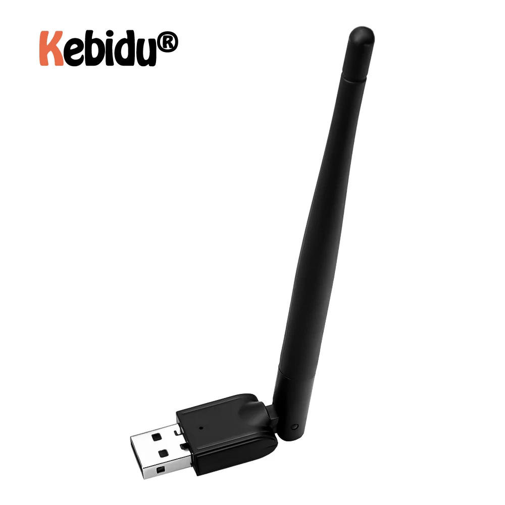 

USB Adapter Mini Wifi Dongle Wireless WiFi Network Card 150M USB 2.0 802.11 B/g/n LAN Antenna Adapter Black For Laptop PC