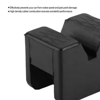 

Floor Jack Disk Pad Adapter Pinch Weld Rubber Slotted Black Fits For Chevrolet