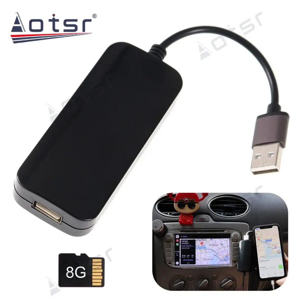 

Car Wireless Smart Link Apple CarPlay Dongle for Android Navigation Player Mini USB Carplay Stick with Android Auto Car Radio