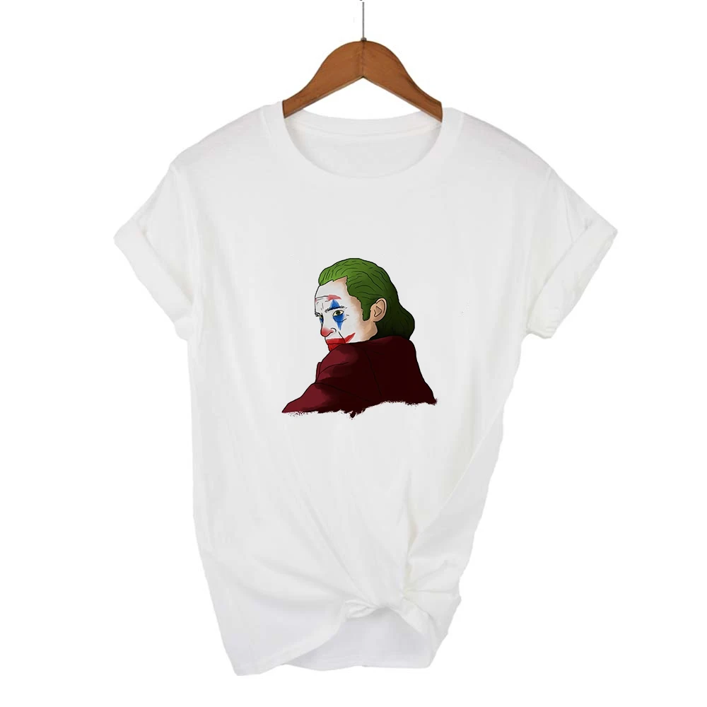 

T Shirts Women Joker Art Printing Female T-shirt Cute Streetwear Harajuku Funny Graphic Gym Cheap Aesthetic Clothes