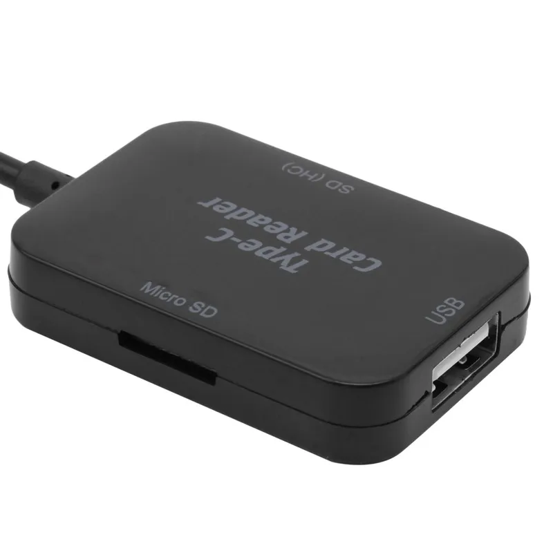 Компьютерные аксессуары USB-C type C к USB 2,0 концентратор SD TF считыватель карт памяти OTG адаптер для телефона ПК