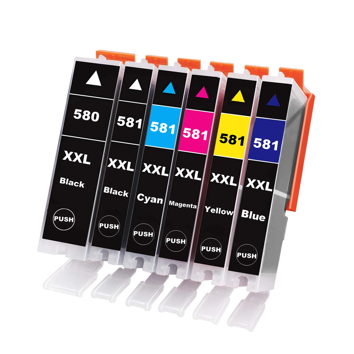 PGI-580XXL CLI-58XXL чернильный картридж для принтера Canon 580xxl 581xxl PIXMA TR7550/TR8550/TS6150/TS6151/TS8150/TS8151/TS8152/TS9150/TS9155