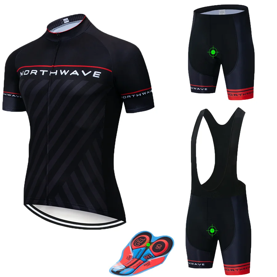

Northwave 2019 Men Cycling Jersey Summer Short Sleeve Set Maillot bib shorts Bicycle Clothes Sportwear Shirt Clothing Suit NW