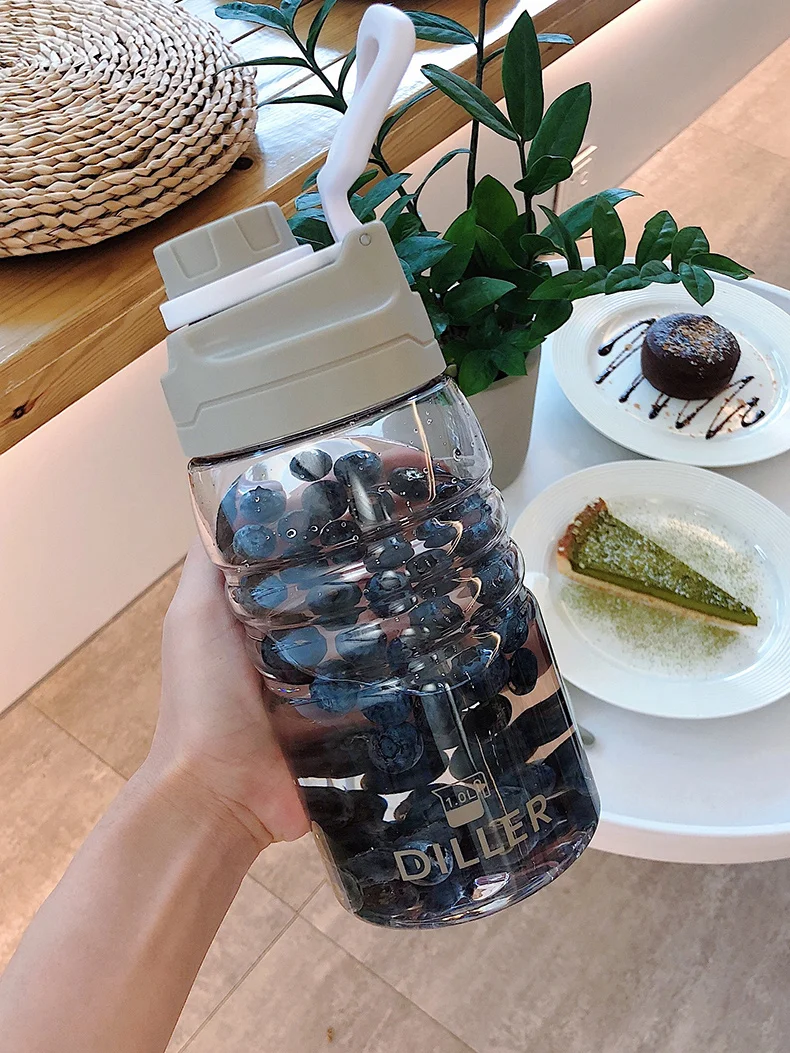 Хрустальная термобутылка для воды стеклянная бутылка молока Спортивная