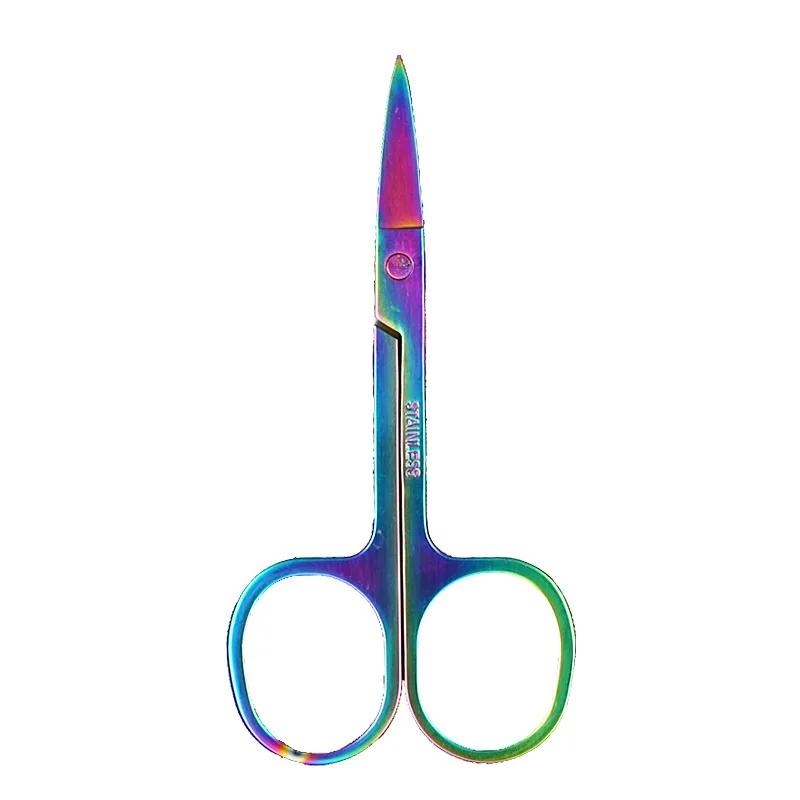 1 шт. маленькие ножницы для бровей Триммер носа волос на лице прямой наконечник