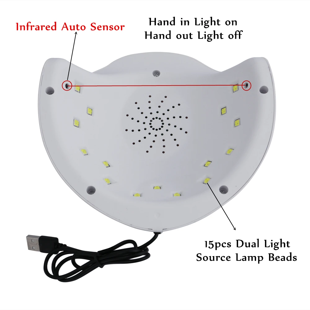 Профессиональный Солнечный X5 Plus УФ светодиодный светильник 54 Вт Сушилка для ногтей с автоматическим датчиком ЖК-дисплей 36 светодиодный Сушилка для ногтей лампа для маникюра гель