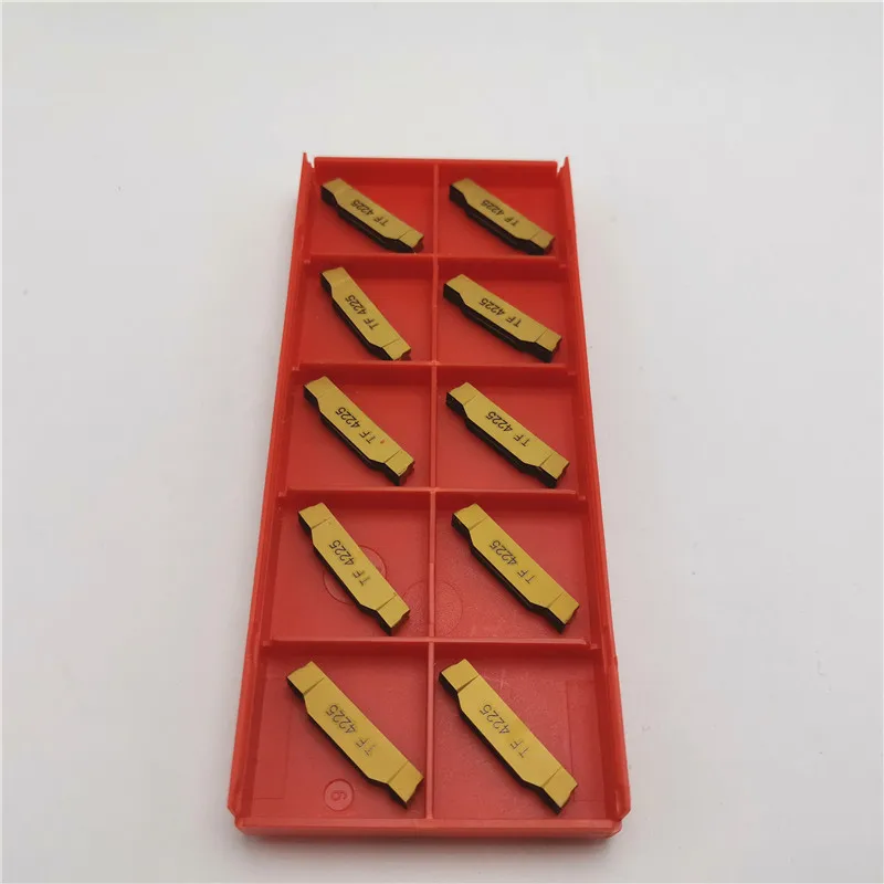 10PCS N123G2 0400 0004 TF 4225 TF4225 Carbide Insert Turning Tool Turning Milling Cutter CNC Cutting Tool Slot Cutting