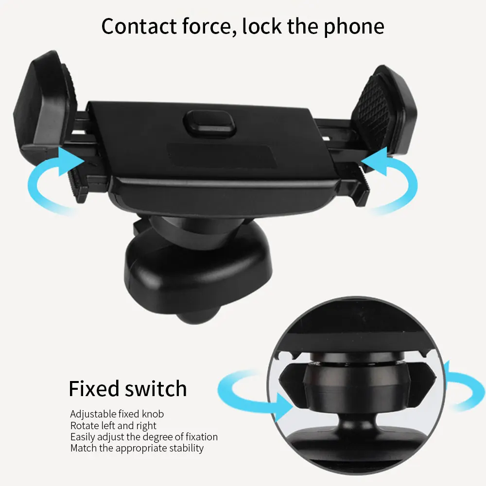 KISSCASE Car Phone Holder For iPhone 11 7 Xiaomi Air Vent Mount Stand Automatic Lock in Stable | Мобильные телефоны и