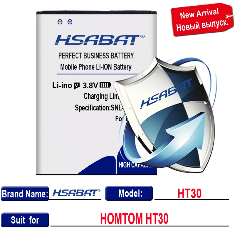 Аккумулятор HSABAT 3800mAh for HOMTOM ht30 в пределах номера отслеживания
