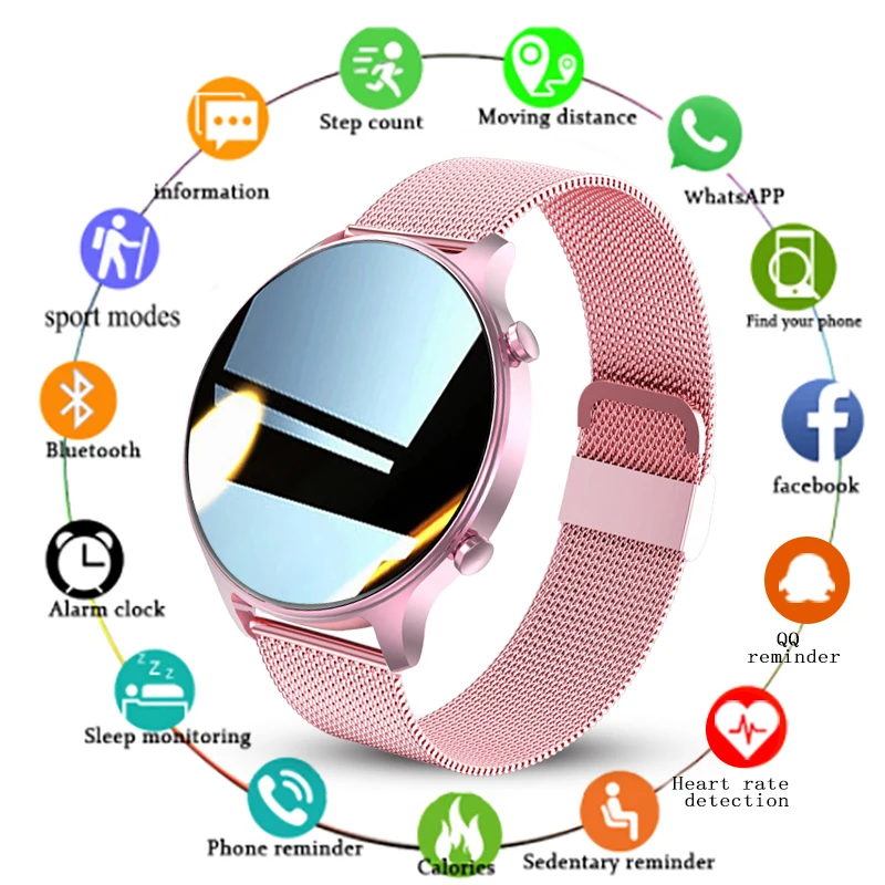 LIGE Smart Watch Women Man 2021 Sports Smartwatch Fitness Bracelet Activity Tracker Heart Rate for Android relogio inteligente