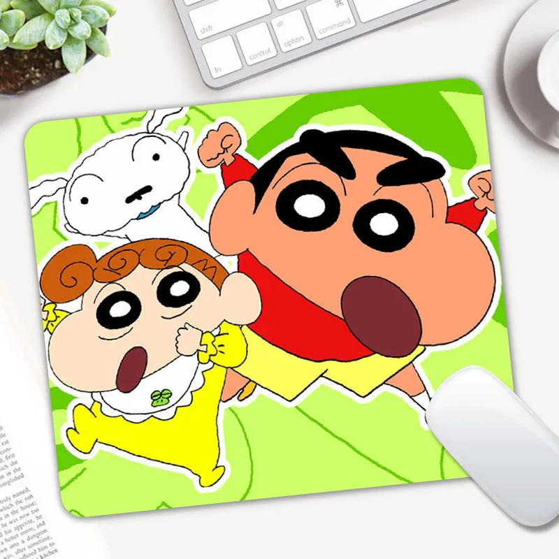 Аниме планшет Shin chan для компьютерных игр коврик мышки Противоскользящий мыши