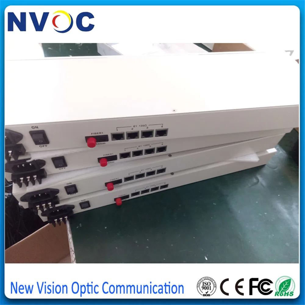 4E1+ 4FE(10/100M Ethernet) PDH волоконный мультиплексор SM одиночное волокно, FC, 20 км, 19 дюймов стойка 220VAC и-48VDC двойное питание, евро-переходник