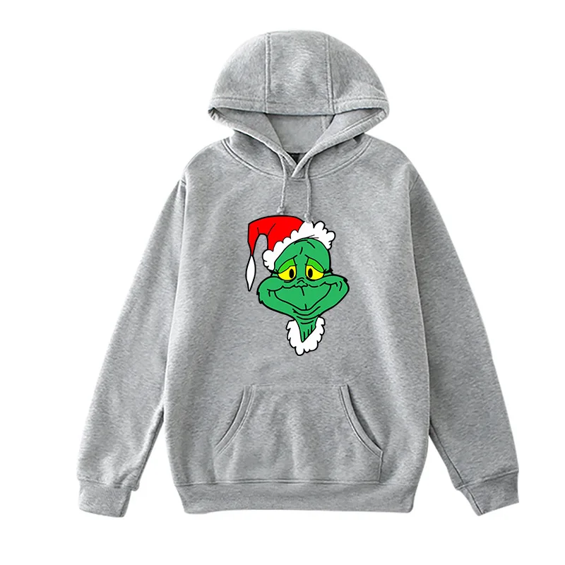 Фильм Grinch палантин Рождество Косплей Толстовка с принтом Санта Рождество толстовки с капюшоном для мужчин и женщин