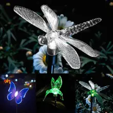 Открытый животных Солнечный Мощность LED-лампа для дорожек лампа производство Garden Stake газон пейзаж