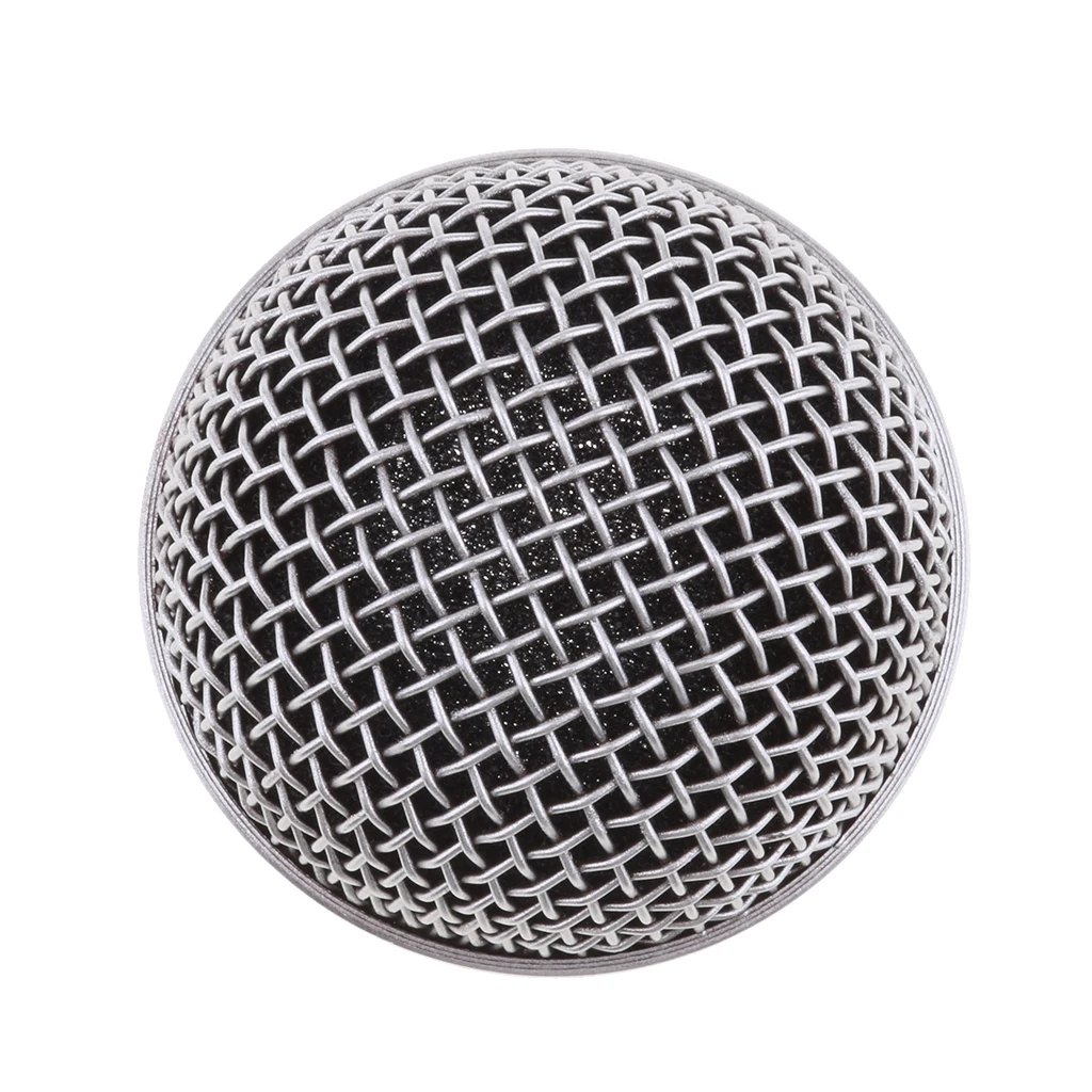 KTV Handheld Wireless Mic Microphone Ball Head Mesh Grill 31mm