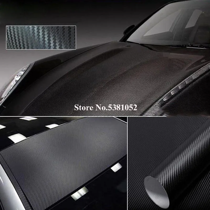Автомобильная наклейка, лист, гладкий, из углеродного волокна, с рисунком, защитная пленка, пленка, 50 см* 152 см, для Skoda Kodiaq, для стайлинга автомобилей