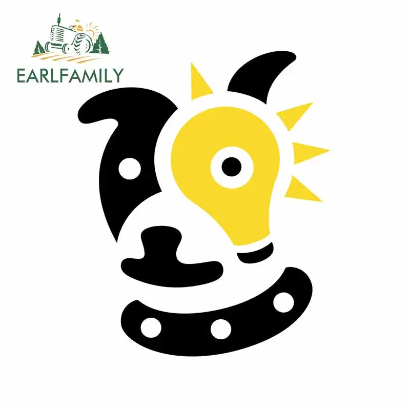 EARLFAMILY виниловые графические автомобильные наклейки с логотипом собаки 13 см х 10 8