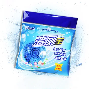 

10pcs Toilet Bowl Cleaner Tablets Antibacterial Cleaning Tab Blue Bubble For Bathroom B88