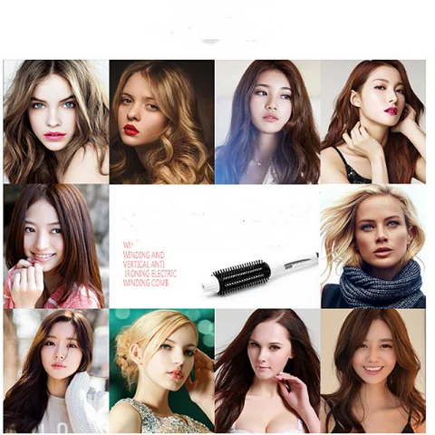 hair culer and straightener brush