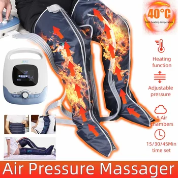 

Air Compression Leg Vibration Massager Circulation Leg Wraps Pain Release Therapy Legs Controller Host Lower Limbs Massager