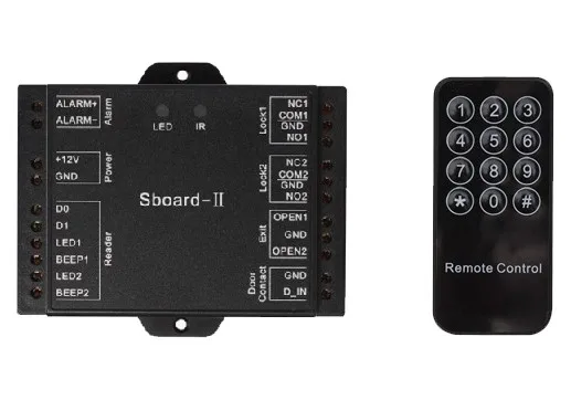 Sboard-II Wifi Mini Two-door Controller Remote Open Door By Mobile Support Wiegand 26~37bits Reader Access |