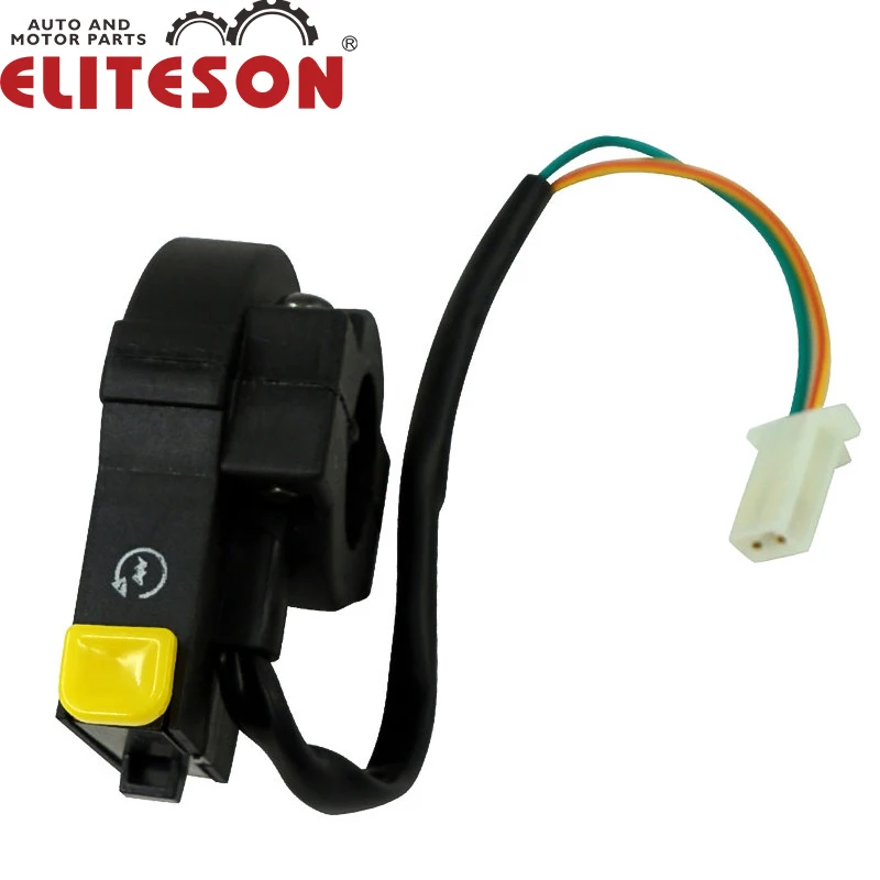 Eliteson 22mm Motorcycle Switches Starter Handblebar Reset Button ATV Motocross Flameout Switch