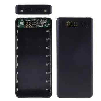 

LCD Display DIY 8x18650 Battery Case Power Bank Shell Portable External Box without Battery Powerbank Protector