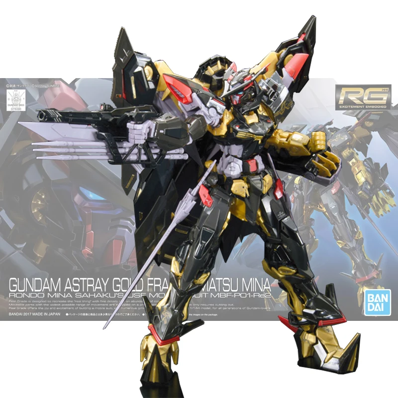 

Original Bandai GD assembled model RG24 marvel scale 1/144 golden heresy confused Tianmena model dolls